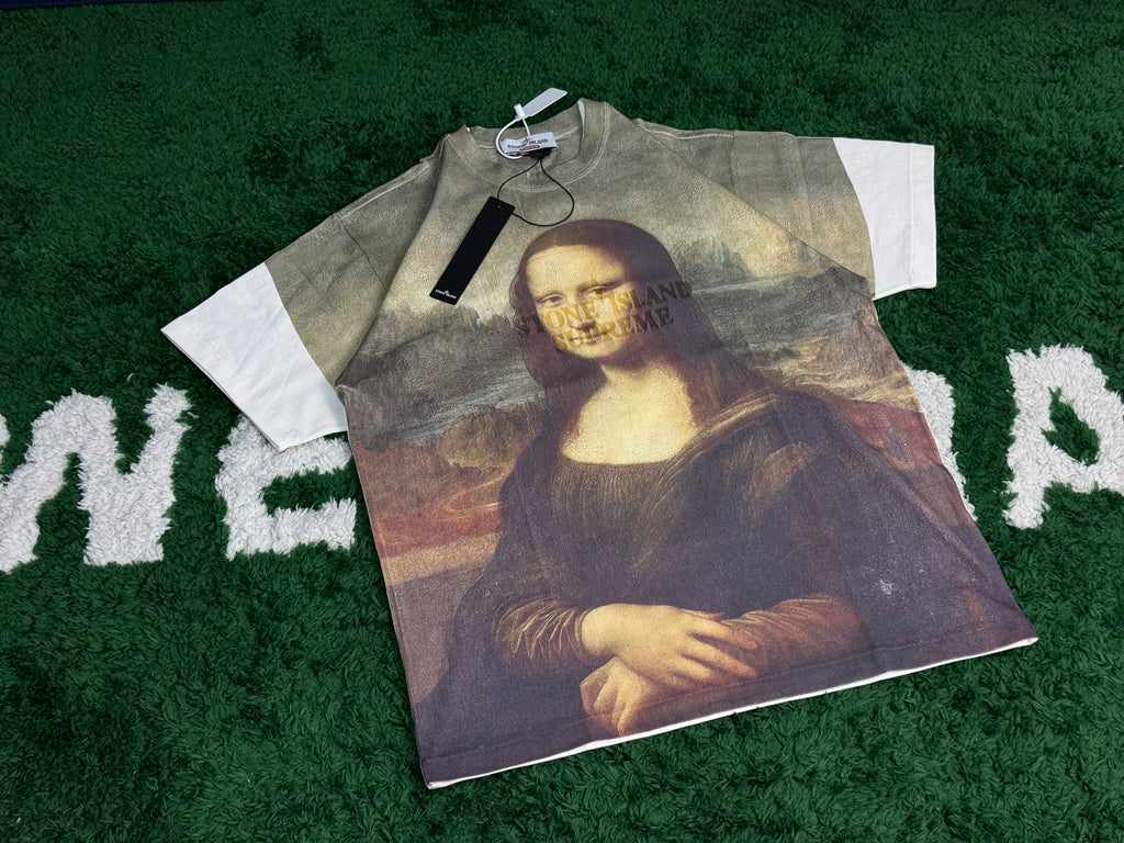 ФУТБОЛКА STONE ISLAND X SUPREME MONALISA